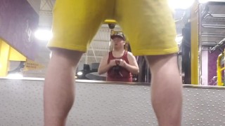 Working Out At The Gym