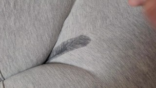 I Spit and Play with Cameltoe Delicious Tight Pussy GF