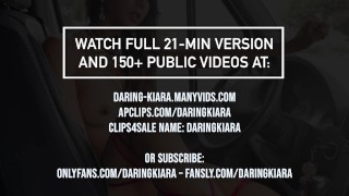 Pumping And Paying Gas Naked in Public Gas Station