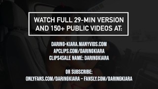 Naked Supermarket Visit with Risky Masturbation