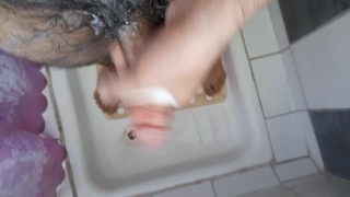 Masturbation en la ducha