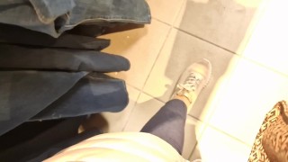 Your Italian stepmom's super hairy pussy in the clothing store