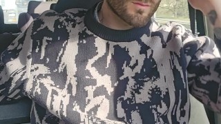 Car bj happy tasty cum in mouth