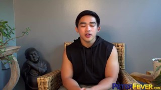 PETERFEVER Handsome Asian Sunny D Masturbates Solo On Cam