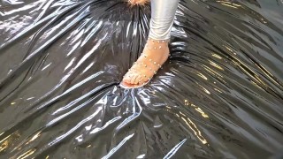 My Sexy Shiny Sandal Collection Latex