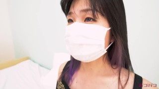 顔出し絶対NGの不倫妻がマスクを外され絶頂中出し！