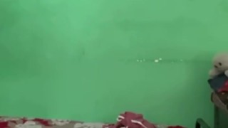 Hot Indian college girl Gets Her Big Booty Oiled Up