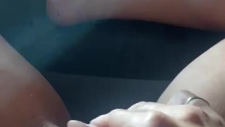 Sexy wife plays w pussy