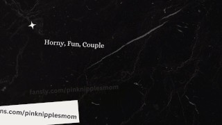 My Husband Looked Stress At His Deck So I Gave Him A Handjob And Let Him Cum On My Tits