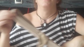Sniffers de bragas sucias. Coño mojado muy sucio / Bragas sucias y mucha mucosidad