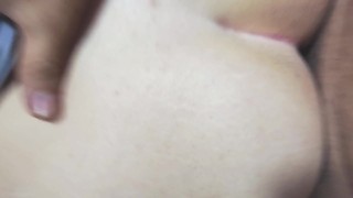 the roommate gets trapped while I put my cock in her