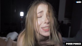 HARDEST FUCK OF HER LIFE - Tiny Angel Gets Her Cervix Crushed - Nata Gold ´