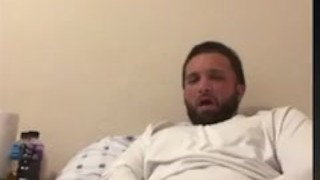 Hunk has a big thick cock and shoots huge koads