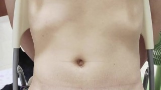 Mistress Using Hanger CBT Slave Boy Tease And Denial Urethral Play Loud Moaning