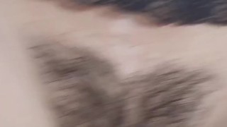 FAST HOT CUMMING ON HAIRY PUSSY