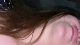 Letting my BF admire me before I hop on his dick