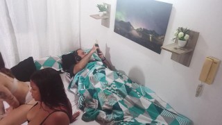 masturbate next to me and fuck in my room