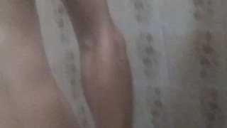 Handjob at bathroom (take 2)