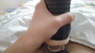 18yo Marty Fucks a Sexy Toy with a Dirty Used Condom