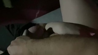 Amateur couple has real simultaneous orgasm