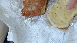 Cum sandwich (cum-fil-a sandwich)