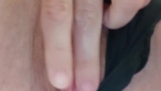 Creampied Hotwife Masturbates While Her Lover Is In The Shower