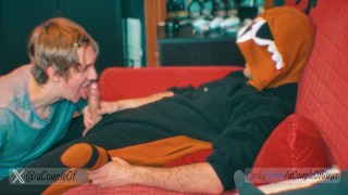 🦝I Blow my Friend while he is Chilling in his Tanooki Pyjamas 🦝