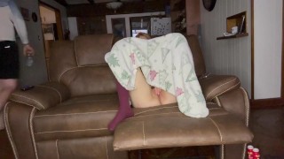 Horny Babysitter Late Night Movie Fuck (CREAMPIE)