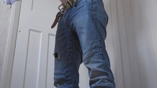 Voyeur on me strip shower and then get dressed foot fetish