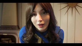 FALLOUT STEPSISTER LUCY HELPS SHY VIRGIN STEPBRO CREAMPIE!