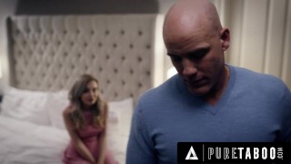 PURE TABOO Obedient Petite Virgin Lexi Lore Receives VERY SPECIAL Hug From Stepdaddy Derrick Pierce