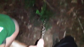 we piss in the woods we piss outside we piss everywhere