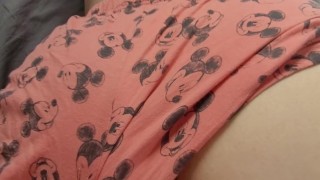 Good Morning to My Stepsister in Sweet Pajama with Wet Pussy