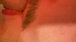 Self Suck with Two Cum Shots Self Facial