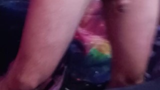 my boyfriend riding a dildo