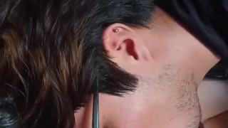 Naughty and naive femboy got mouth fucked