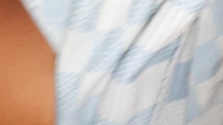 My girlfriend and I masturbate in the park under a blanket so that no one catches us - IkaSmokS