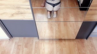 Slut roommate gives me a footjob then rolls the dice to choose a position so I can fuck her 😈