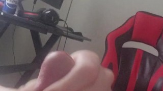 Solo Male Playing In Bed