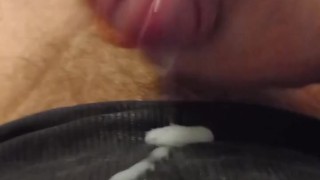 MasturbaBULL - Cumshot on an old garment full of cum