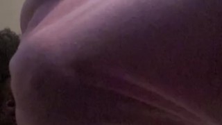 Big Tit Ebony Lightskin Swings Tits In SLOWMO