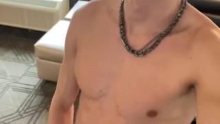 I couldn’t stop watching him alone in a hotel room…🤤