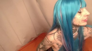 Ahegao otaku girl masturbacion POV Melissa Rabbit