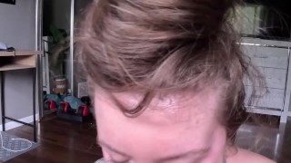 Taking all my cum like a good girl