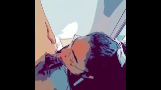 Latina culona sedienta de leche