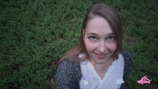 Gave a lot of sperm to a beautiful nymphomaniac in the forest (part 2)