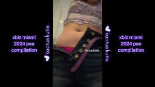 xbiz miami 2024 pee compilation