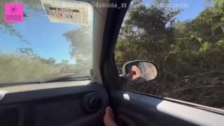 Na Lagoa Azul Loira Gostosa Damiana Faz um Boquete Incrível e molhado no Pau do Seu namorado