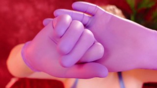 ASMR video: medical gloves sounds, snaps, teasing