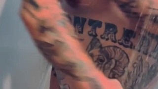 my small dick ex shower jerk